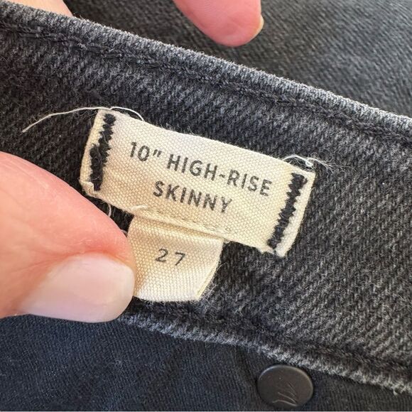 Madewell 10 Inch High Rise MA977 Skinny Starkey Wash Denim Jeans Size 27 - Picture 14 of 16